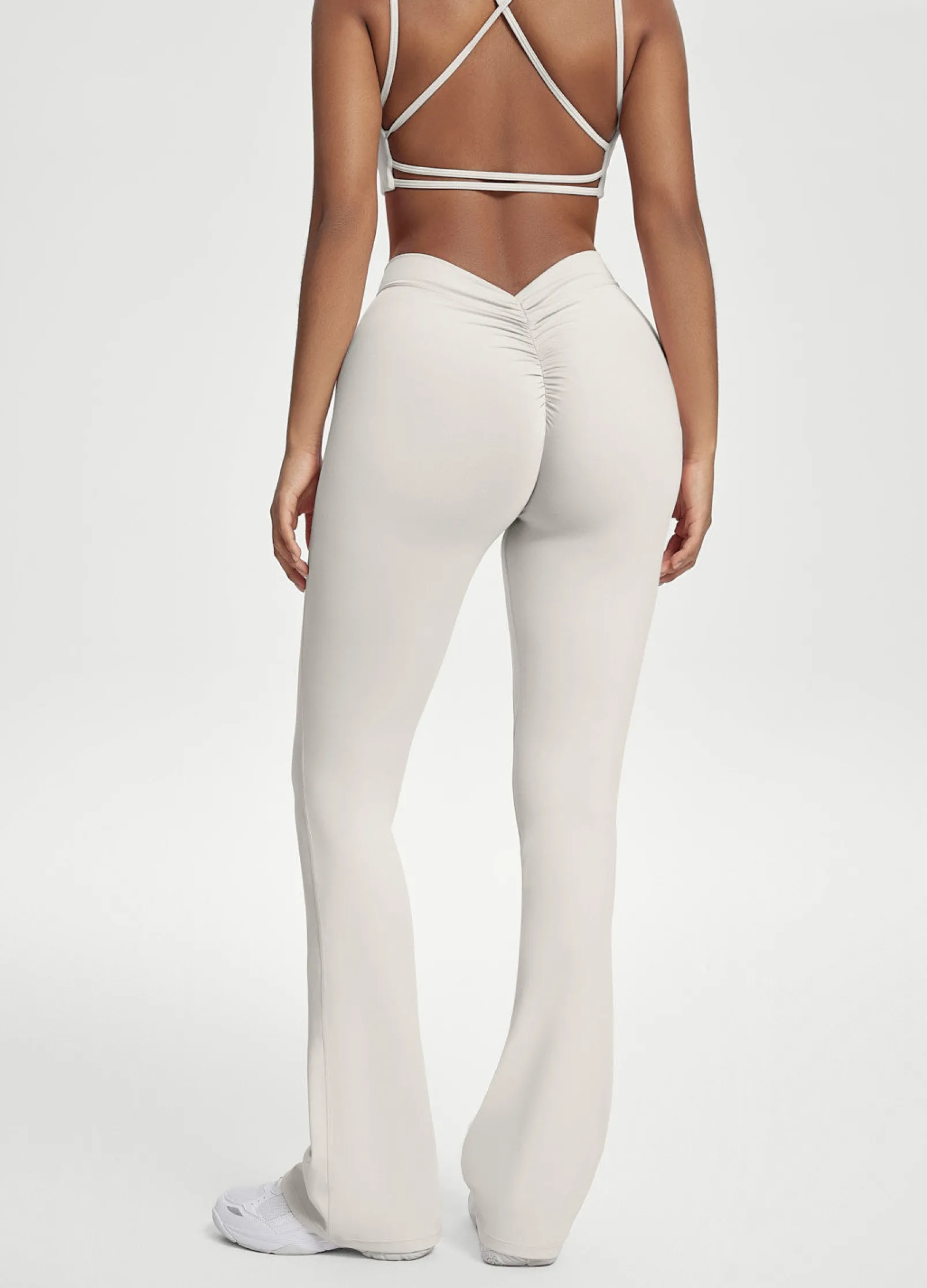 Leggings mit Scrunch-Back und Schlag
