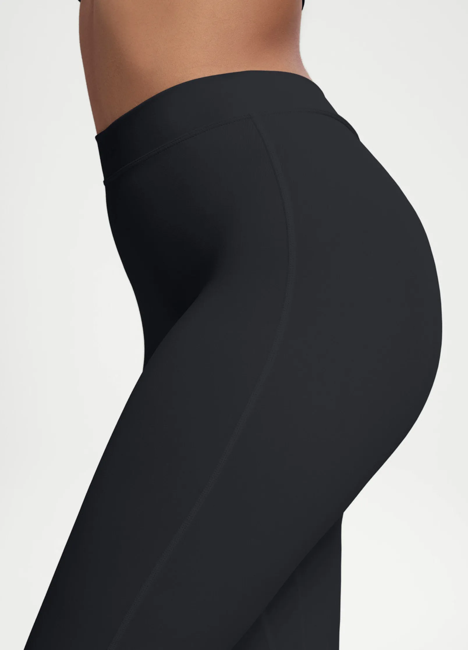 Leggings mit Scrunch-Back und Schlag