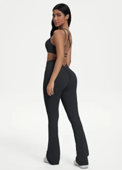 Leggings mit Scrunch-Back und Schlag
