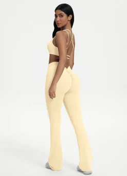 Leggings mit Scrunch-Back und Schlag