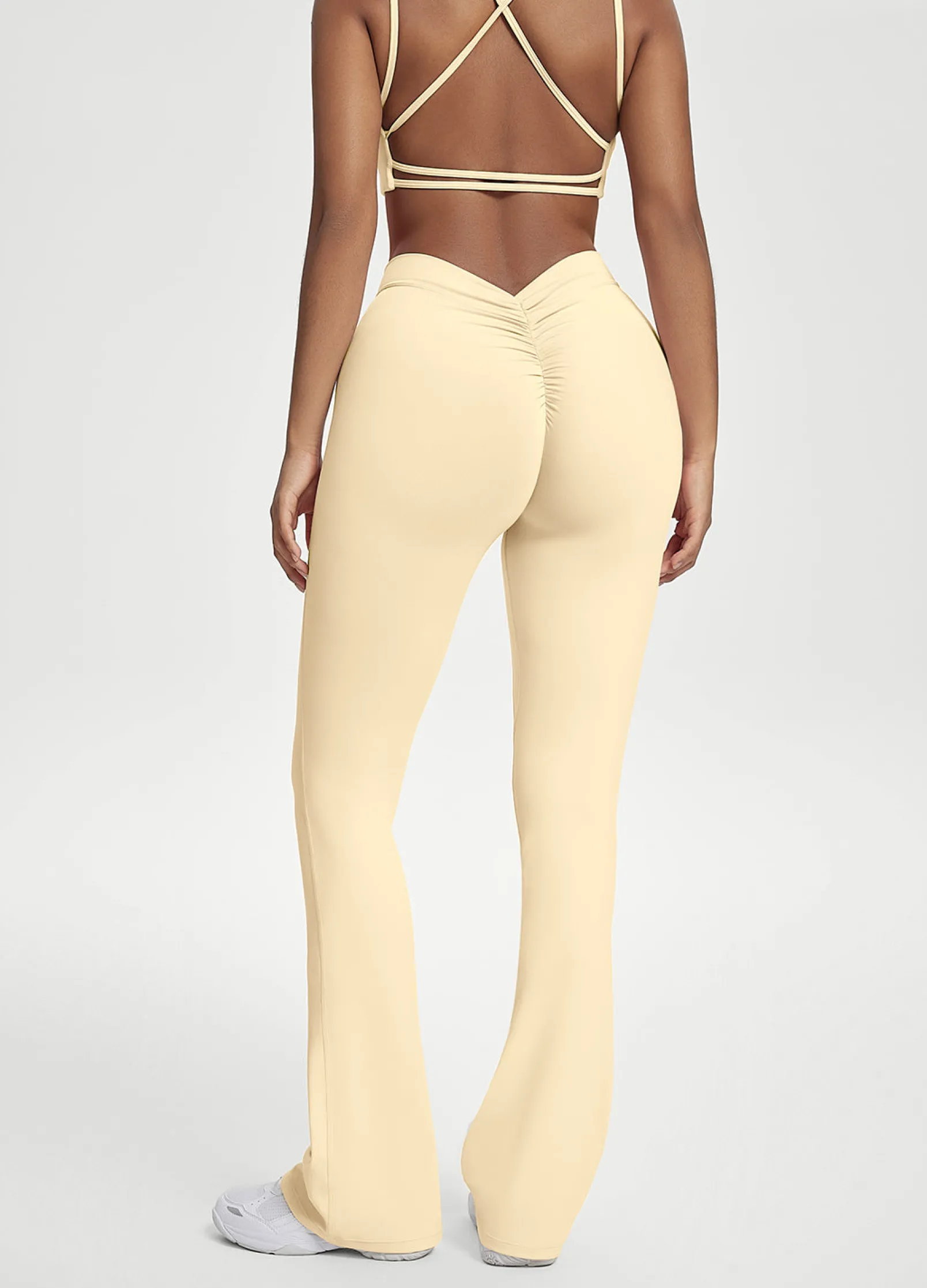 Leggings mit Scrunch-Back und Schlag