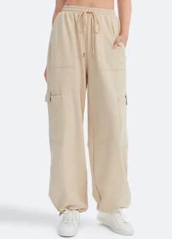 Lässige Sweathose mit Kordelzug an der Taille