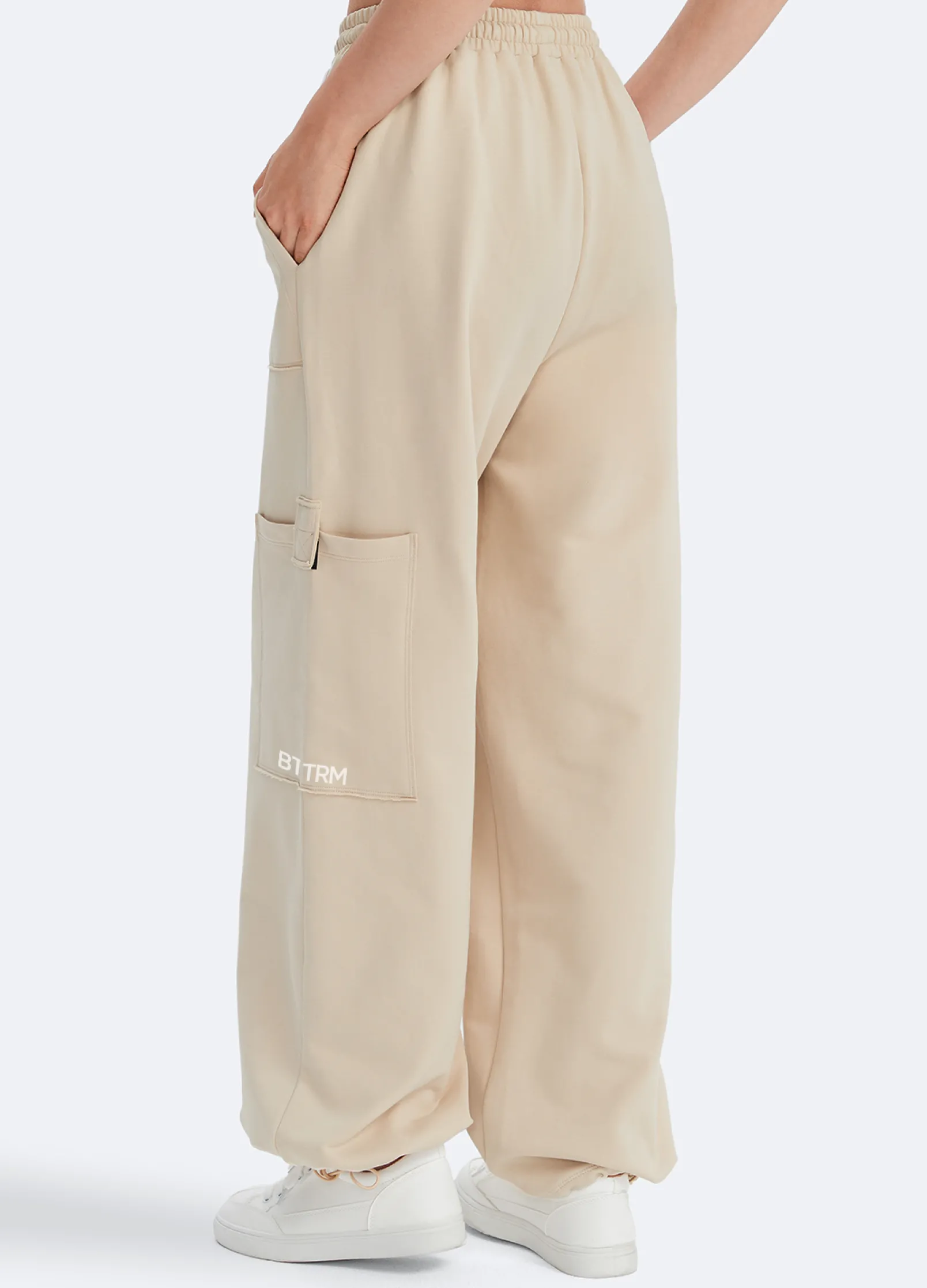 Lässige Sweathose mit Kordelzug an der Taille