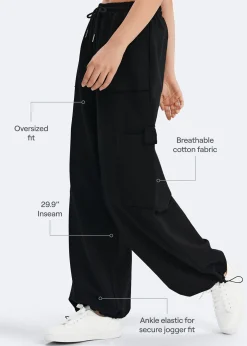 Lässige Sweathose mit Kordelzug an der Taille