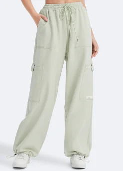 Lässige Sweathose mit Kordelzug an der Taille