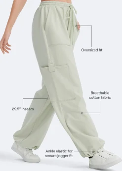 Lässige Sweathose mit Kordelzug an der Taille