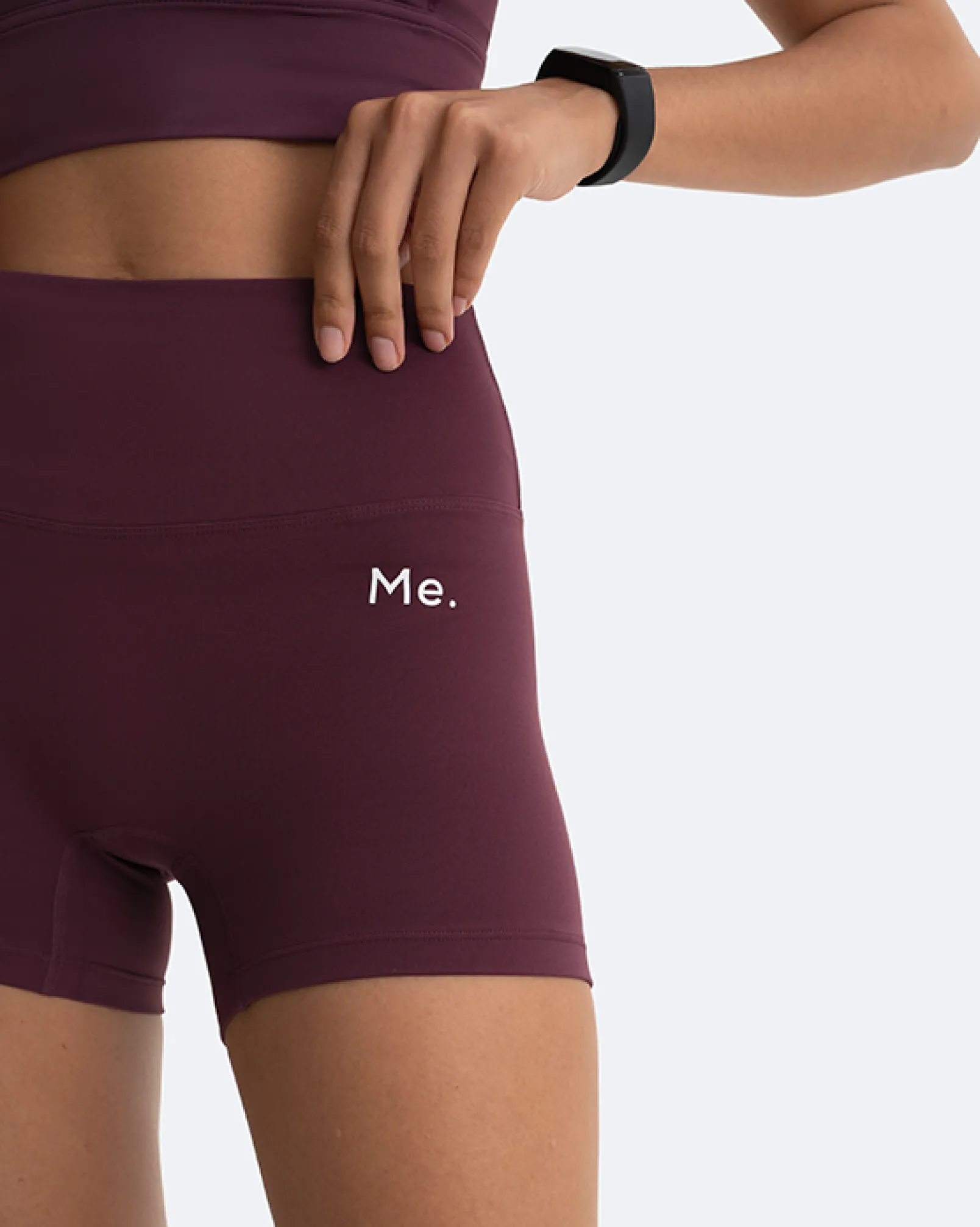 Micro-Shorts mit hohem Bund
