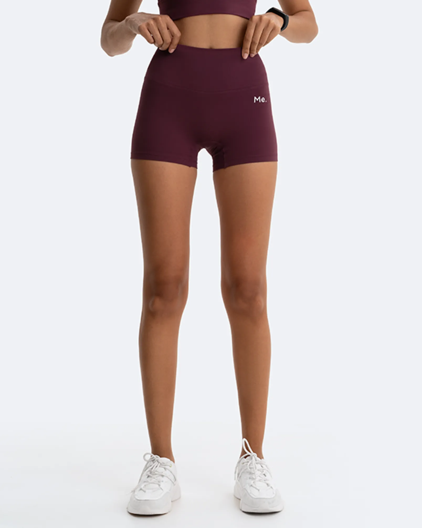 Micro-Shorts mit hohem Bund