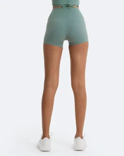 Micro-Shorts mit hohem Bund