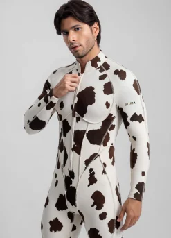 Mocha Cow Herosuit mit geschlossenem Rücken