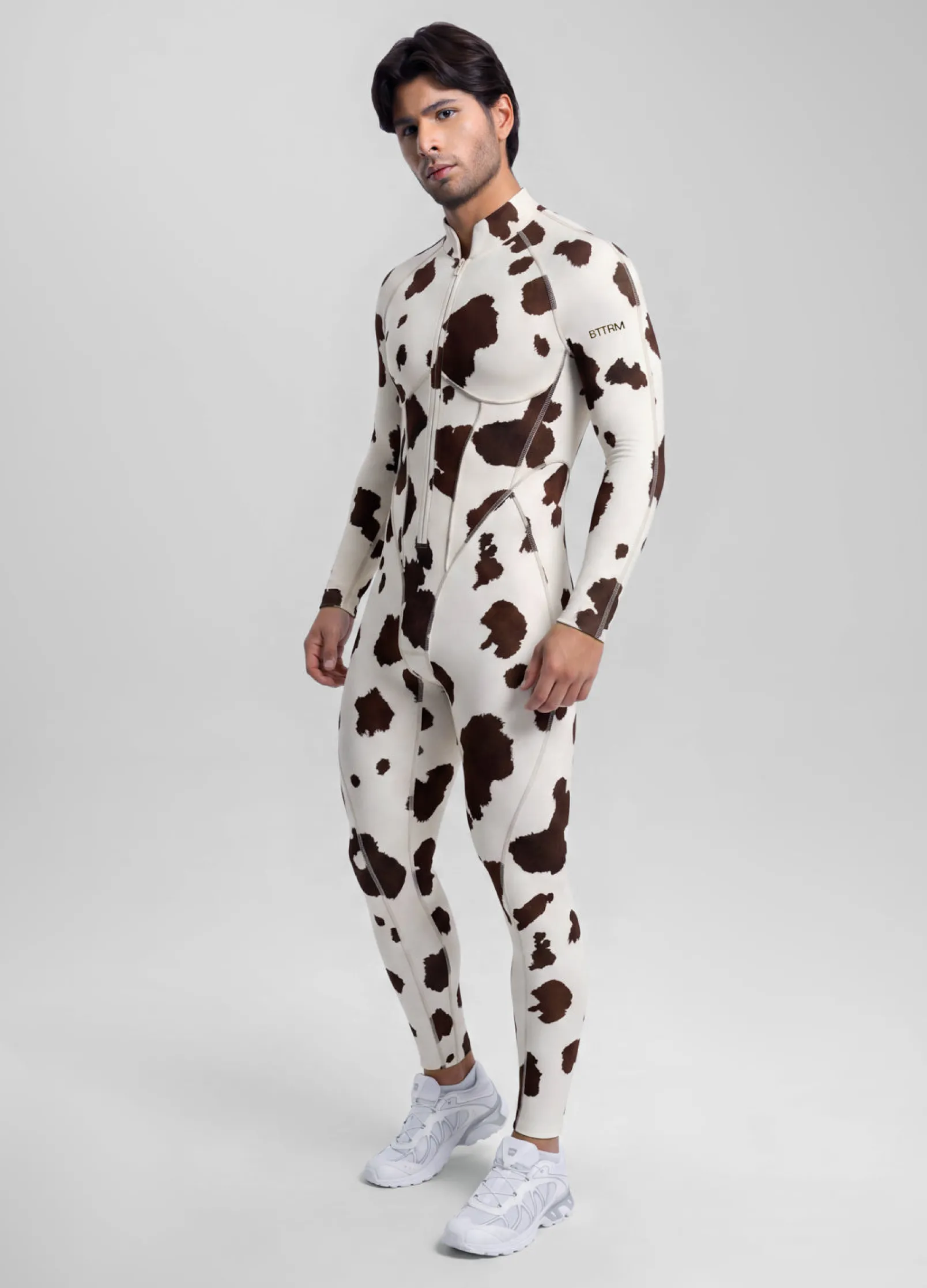 Mocha Cow Herosuit mit geschlossenem Rücken