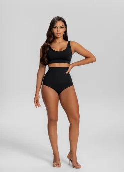 Nahtlose hoch taillierte Shapewear-Slips