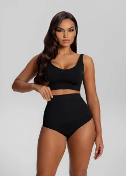 Nahtlose hoch taillierte Shapewear-Slips