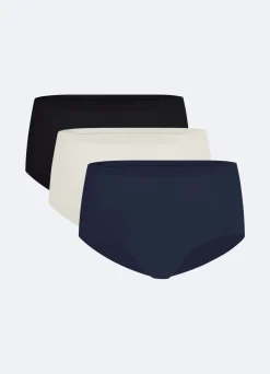 Nahtlose Mid-Rise Boyshort 3er-Pack