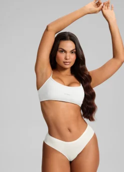 Nahtloser Bikini mit mittlerer Leibhöhe, 3er-Pack