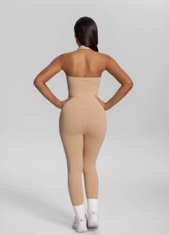 Nahtloser Halter-Shapewear-Overall