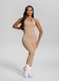 Nahtloser Halter-Shapewear-Overall