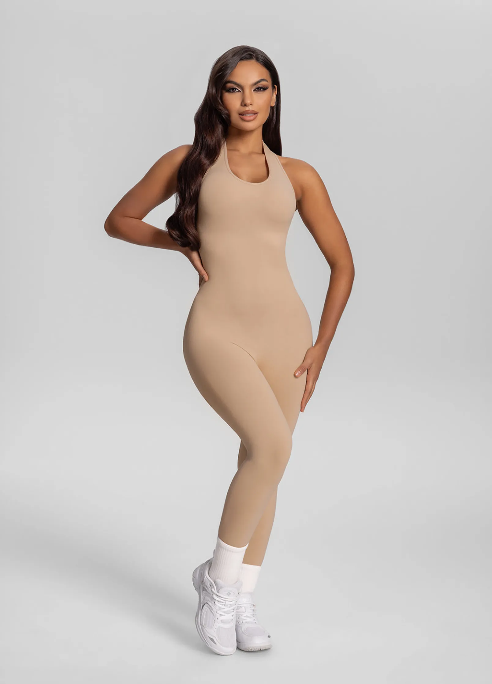 Nahtloser Halter-Shapewear-Overall
