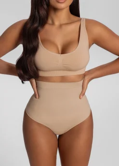 Nahtloser hoch taillierter Shapewear-String
