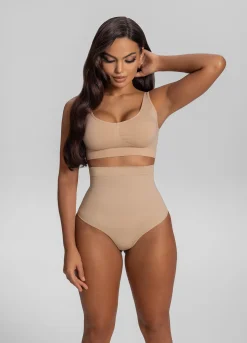 Nahtloser hoch taillierter Shapewear-String