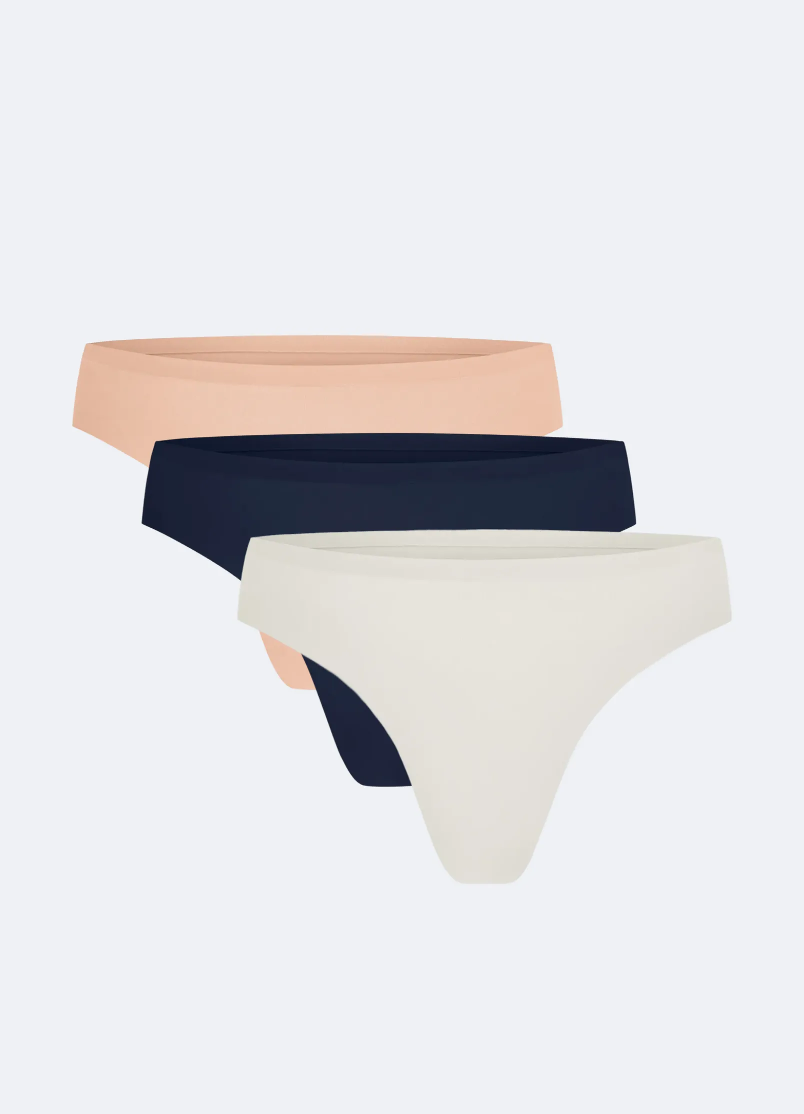 Nahtloser Mid-Rise-Tanga 3er-Pack