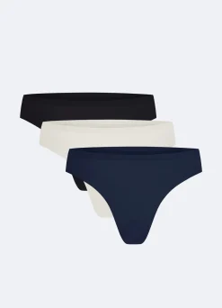 Nahtloser Mid-Rise-Tanga 3er-Pack