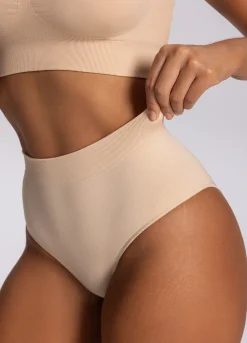 Nahtlose Shapewear-Slips mit mittlerer Leibhöhe