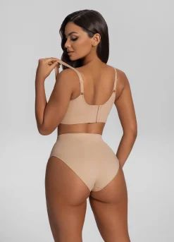 Nahtlose Shapewear-Slips mit mittlerer Leibhöhe