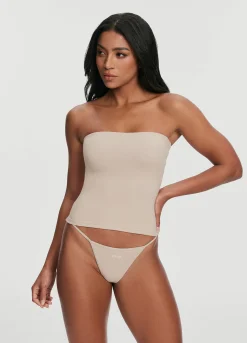 Naht- und trägerloses Top