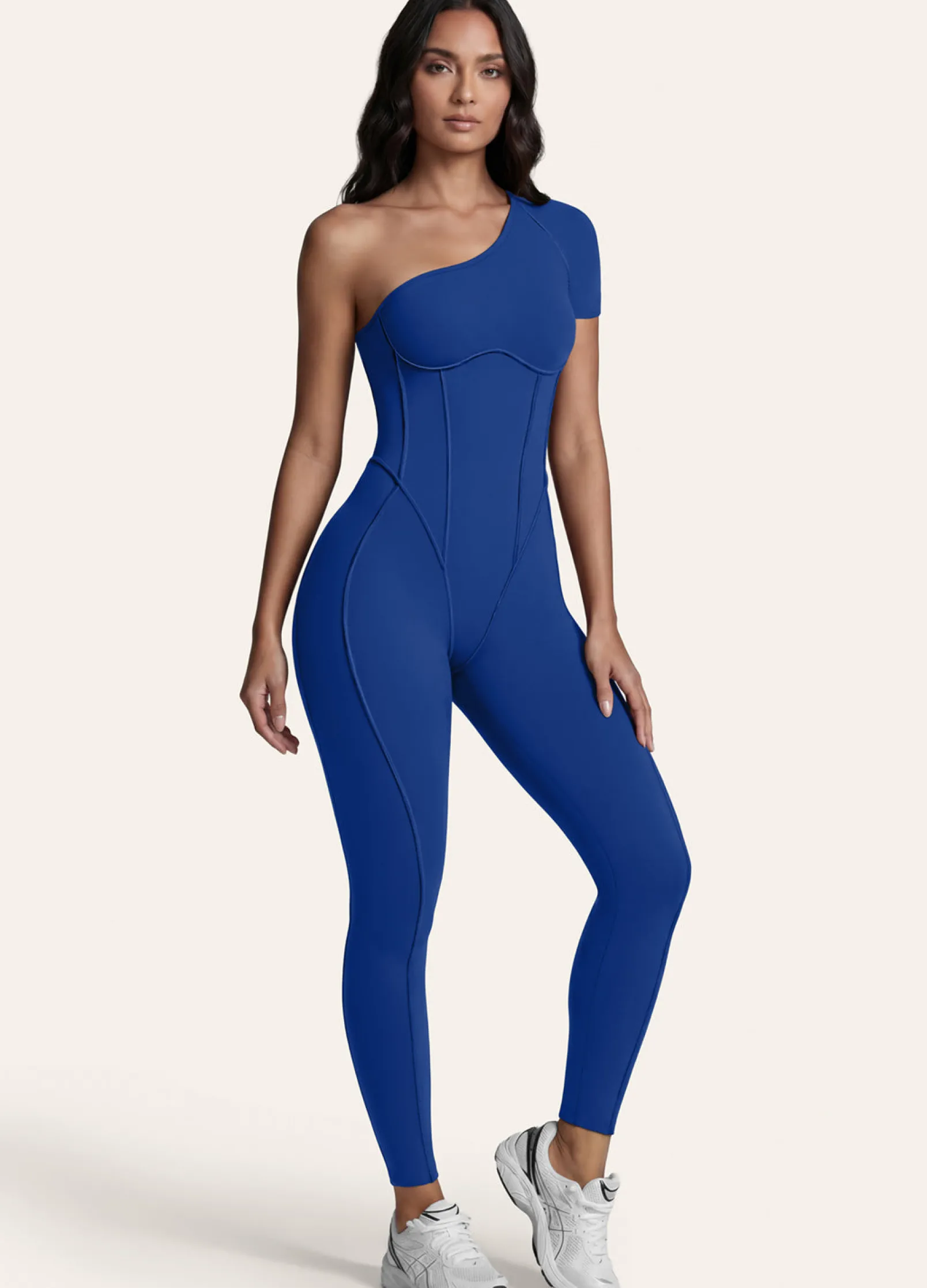 One-Shoulder Full-Length Catsuit
