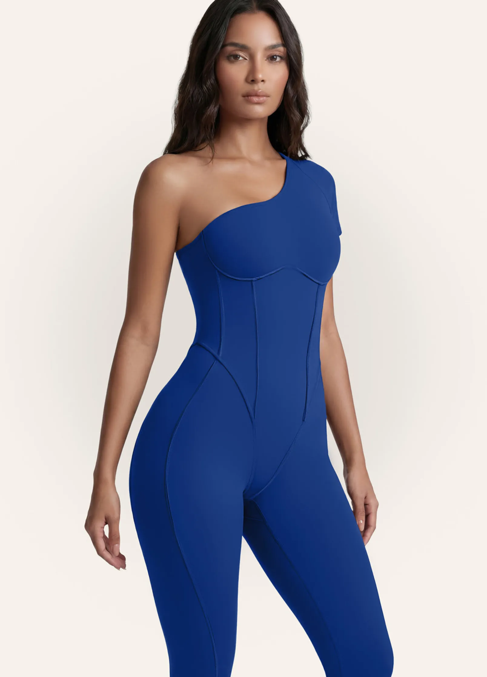 One-Shoulder Full-Length Catsuit