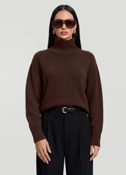 Oversized Woll-Rollkragenpullover