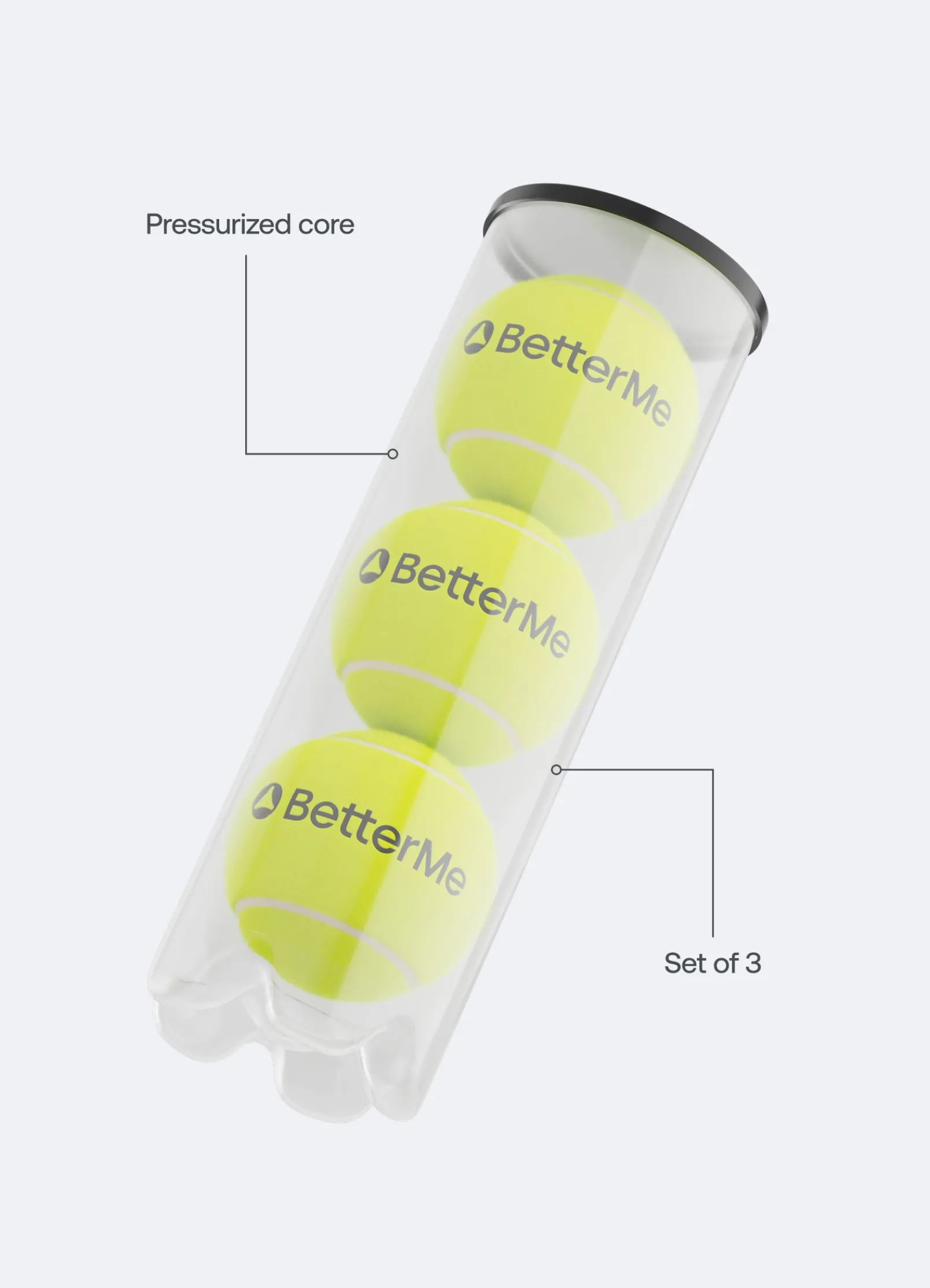 Padel-Bälle – 3er-Set
