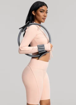 Performance-Biker-Shorts mit hohem Bund