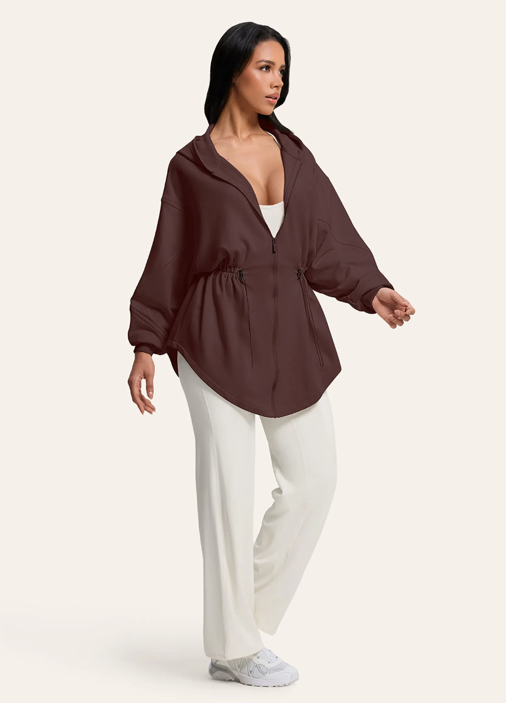 Pilates Princess Hoodie mit Kordelzug