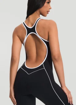 Pilates Princess Jumpsuit mit offenem Rücken