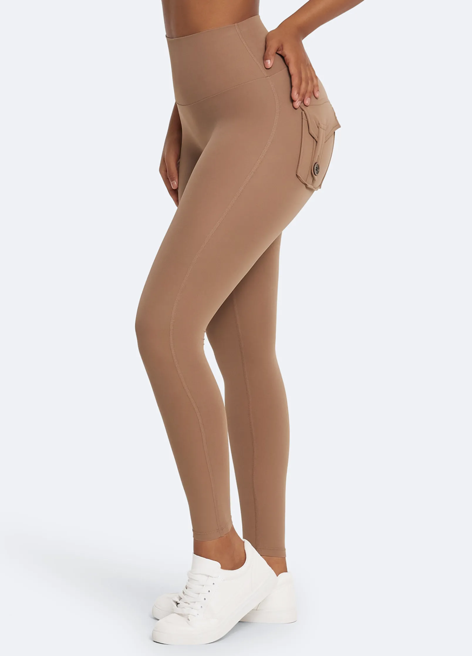 Push-up-Leggings mit Gesäßtaschen