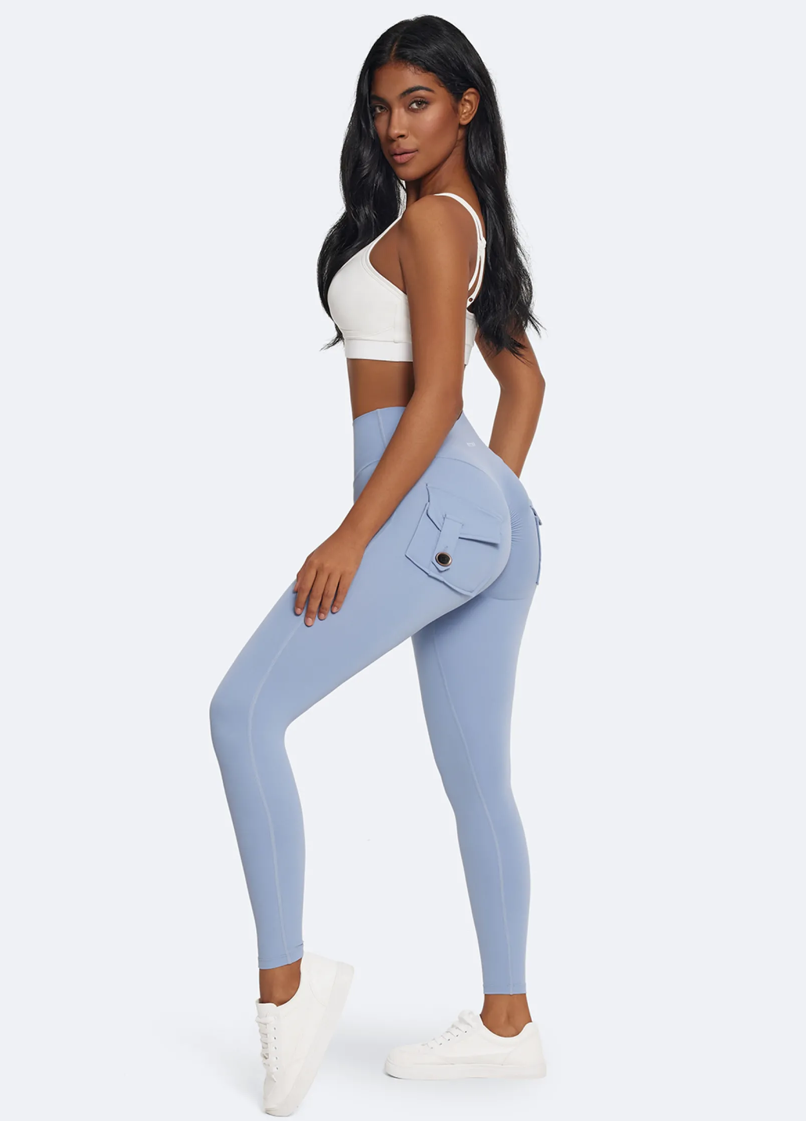 Push-up-Leggings mit Gesäßtaschen