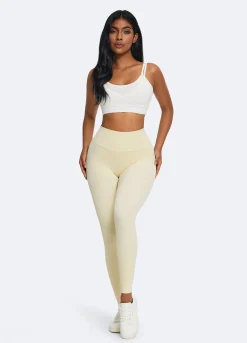 Push-up-Leggings mit V-Naht