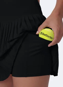Rückenfreies Plissee-Tenniskleid