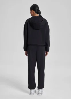 Relaxed Oversized Full Zipper Kangaroo Pockets Soft Hoodie