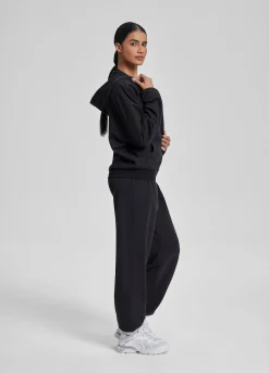 Relaxed Oversized Full Zipper Kangaroo Pockets Soft Hoodie