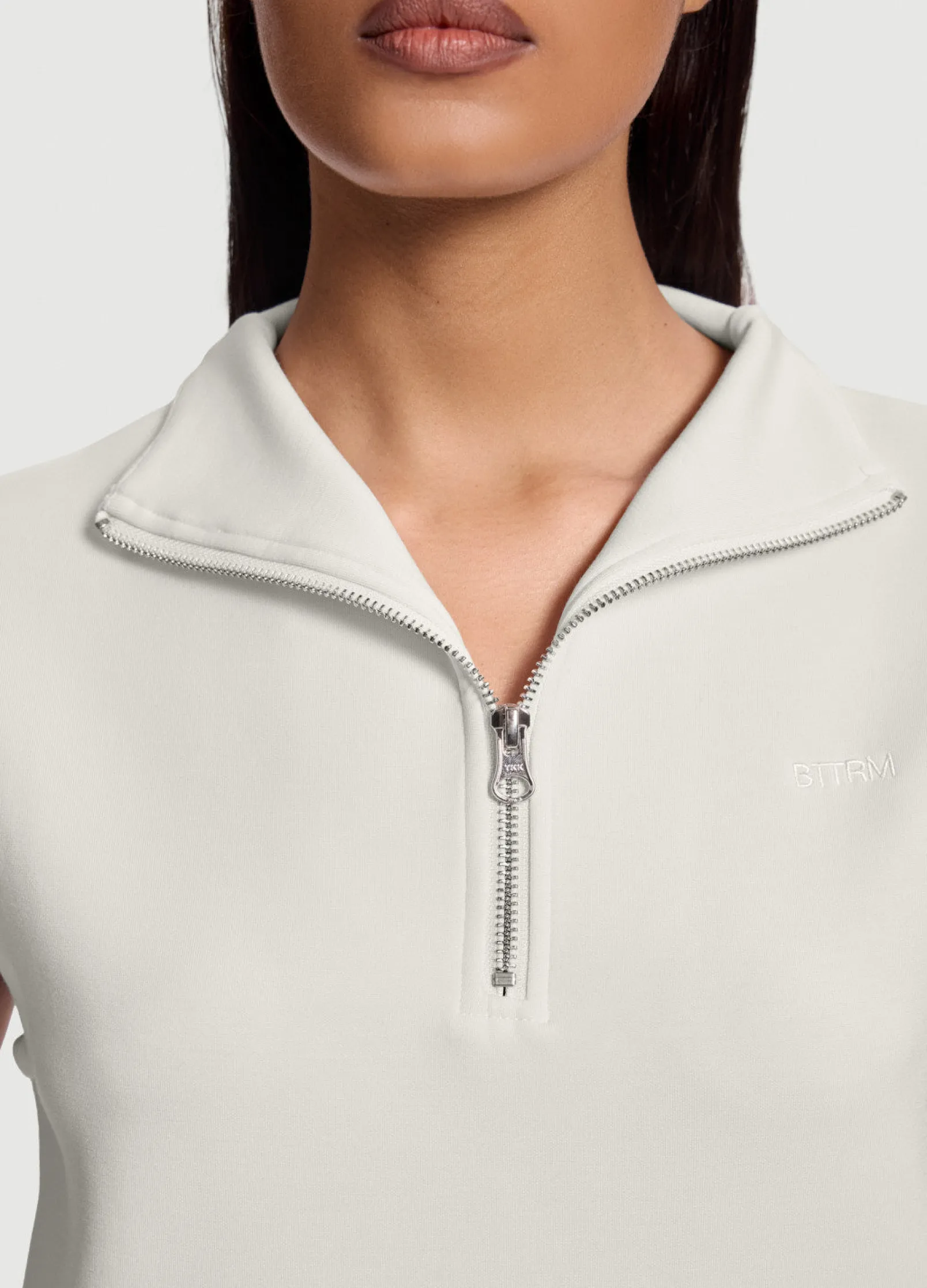 Ärmelloses Sweatshirt mit Half-Zip