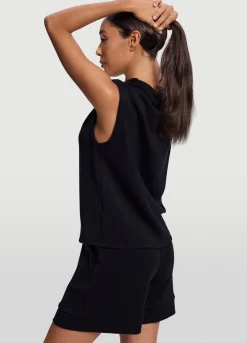 Ärmelloses Sweatshirt mit Half-Zip