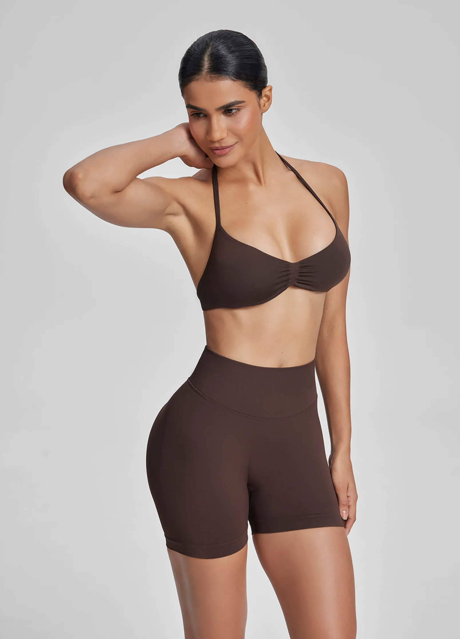 SculptMe High Waisted Butt Lifting Tummy Control Shaping Training Shorts 4.5