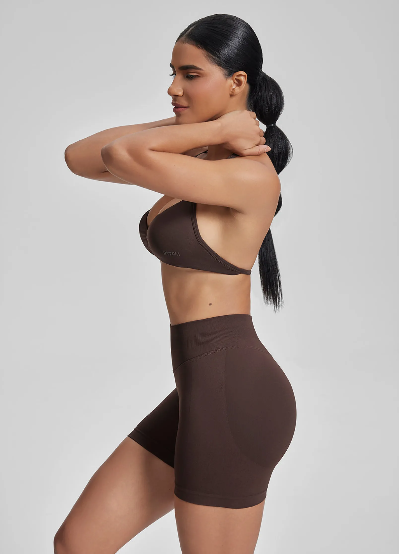SculptMe High Waisted Butt Lifting Tummy Control Shaping Training Shorts 4.5