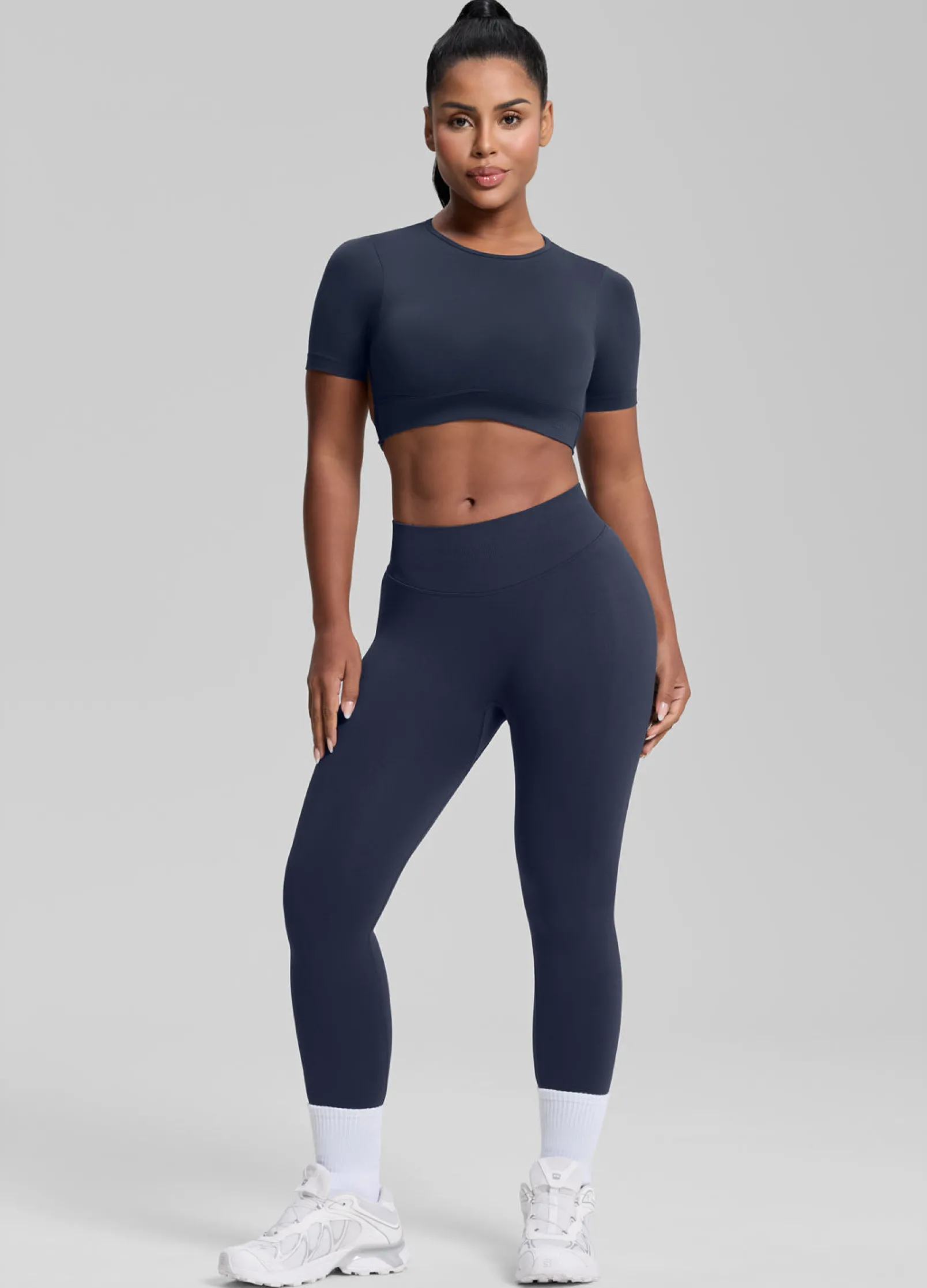 SculptMe High Waisted Butt Lifting Tummy Control Shaping Training Leggings