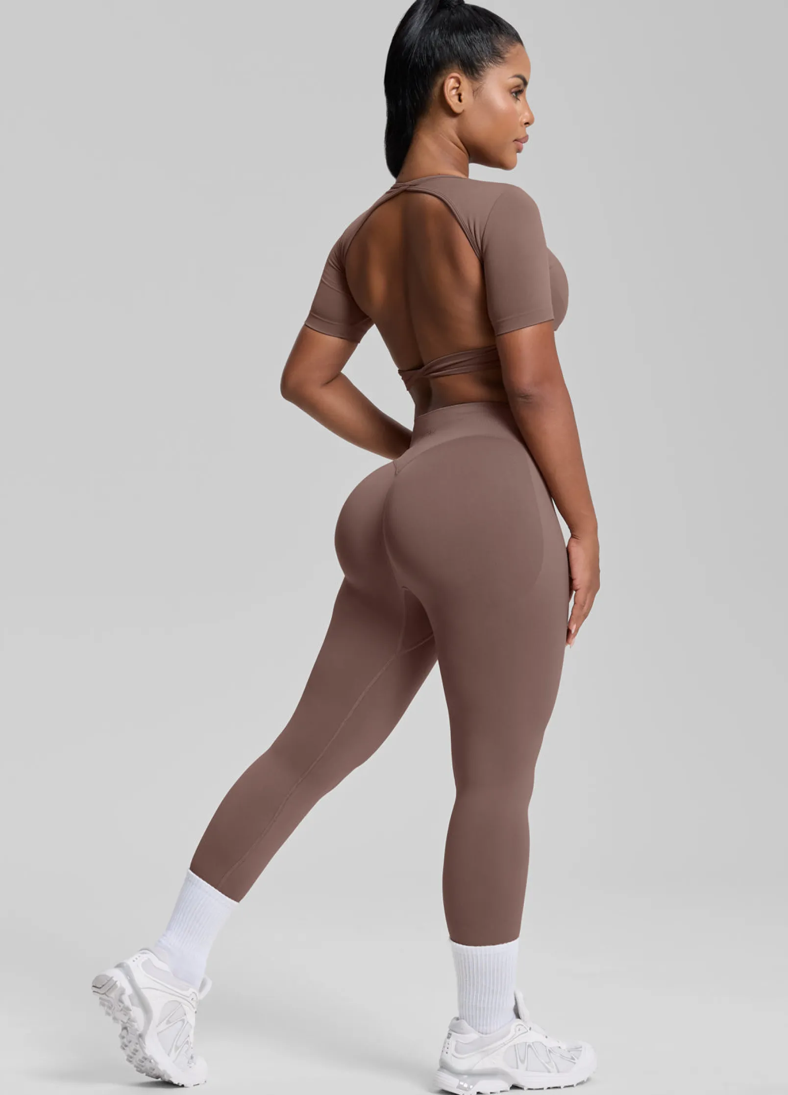 SculptMe High Waisted Butt Lifting Tummy Control Shaping Training Leggings