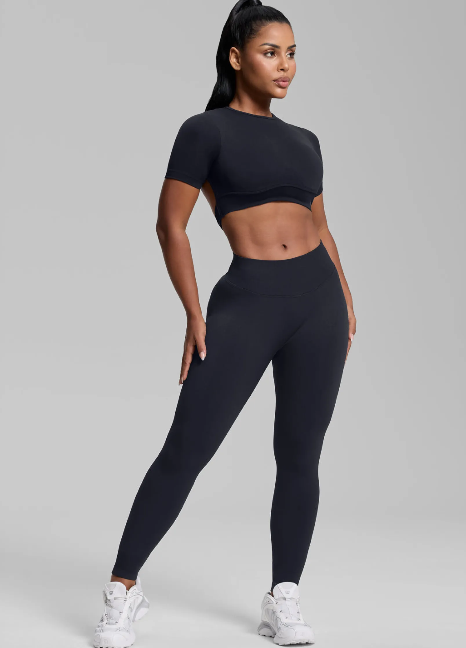 SculptMe High Waisted Butt Lifting Tummy Control Shaping Training Leggings