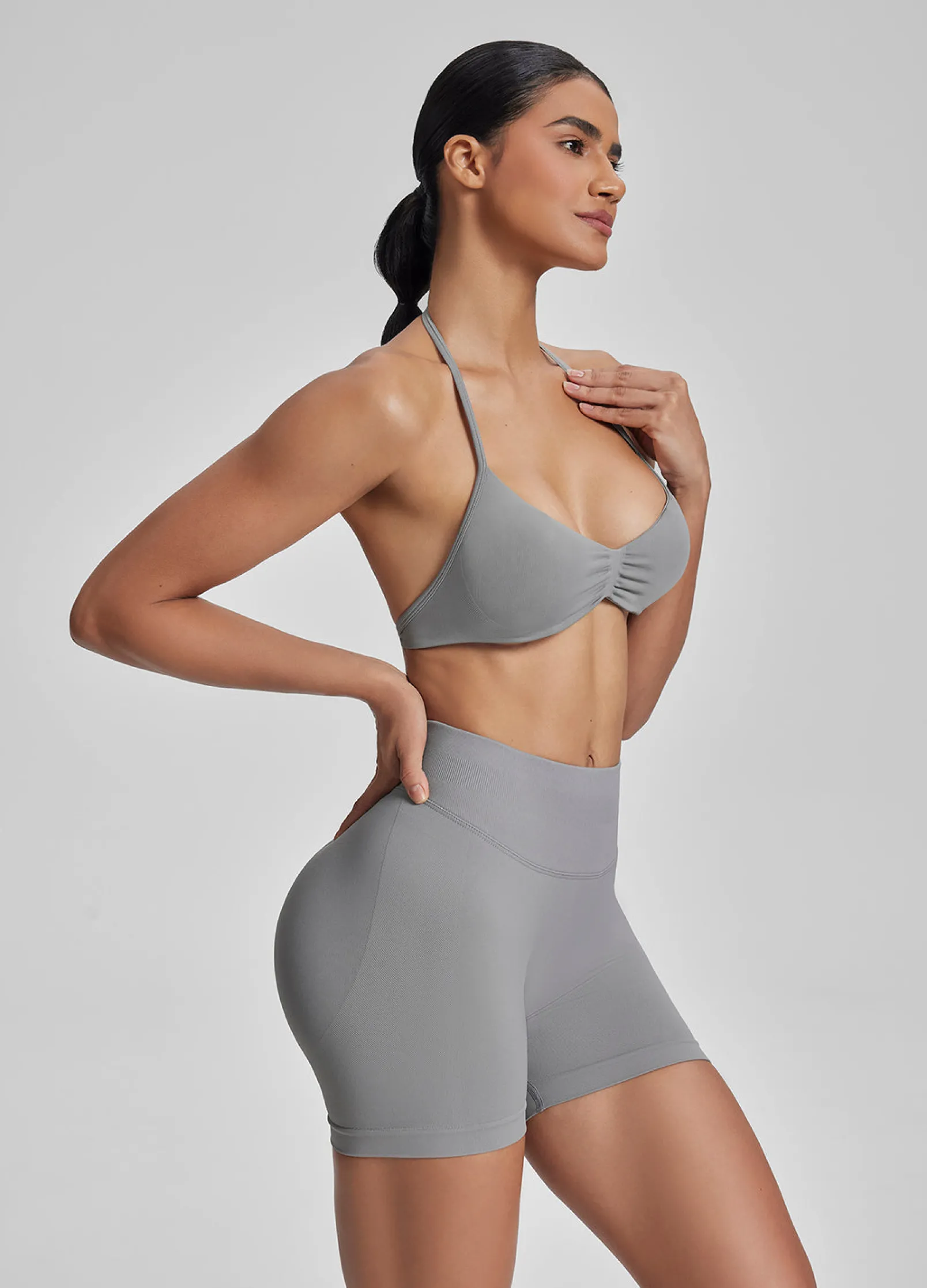 SculptMe High Waisted Butt Lifting Tummy Control Shaping Training Shorts 4.5